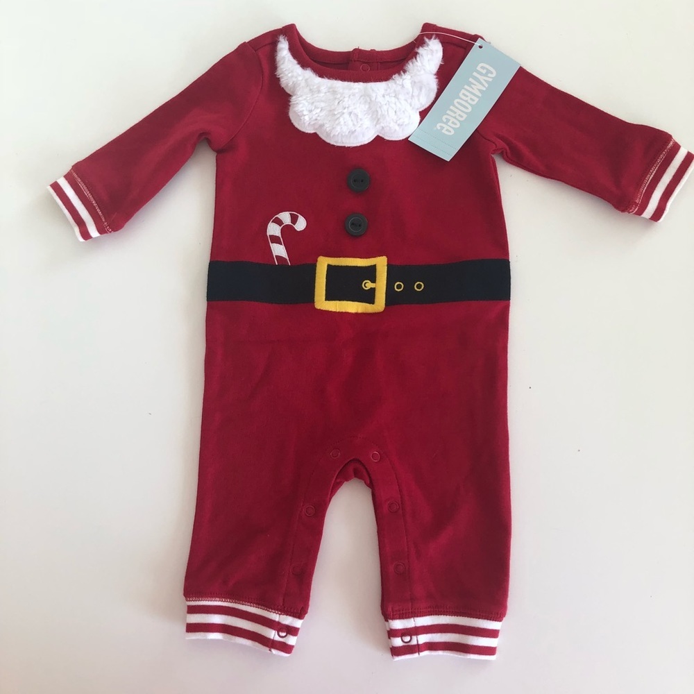 Gymboree Santa body suit NWT